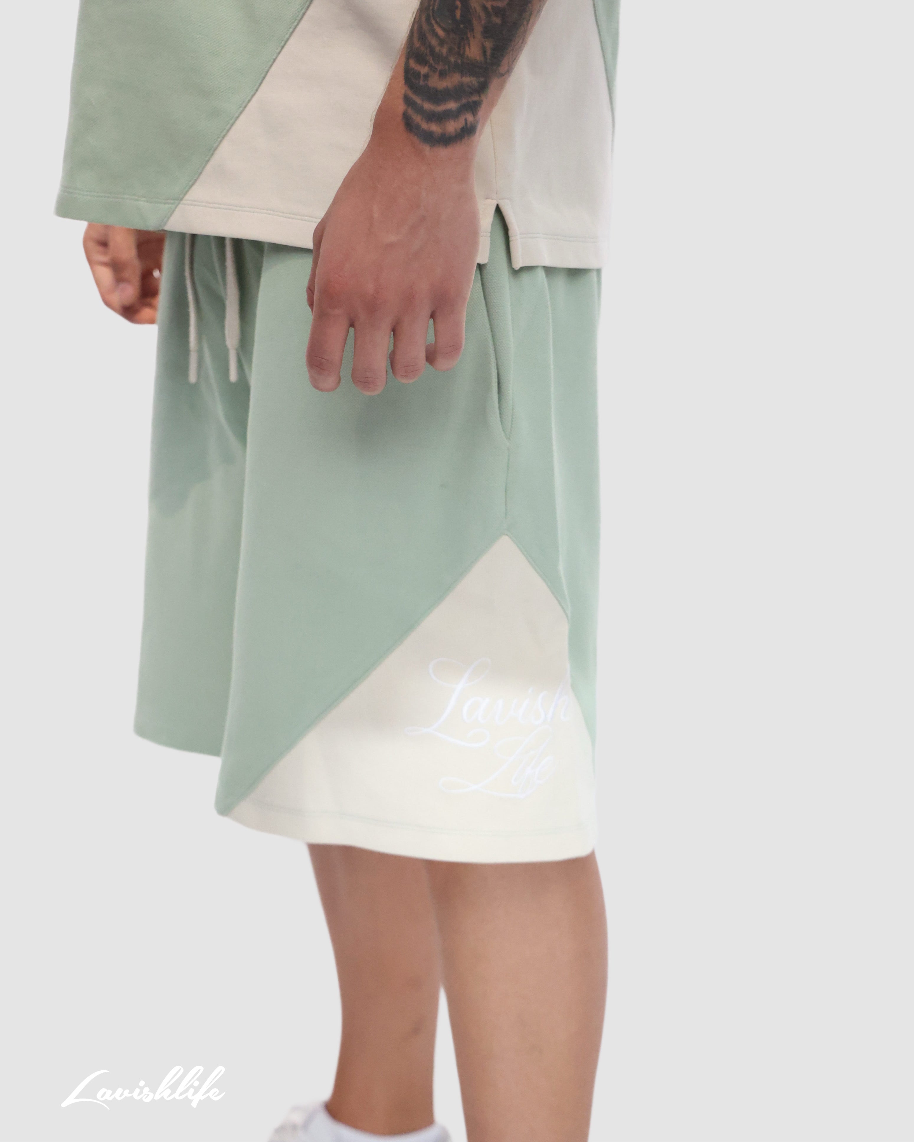 LVL - MATCHA SAND SHORTS