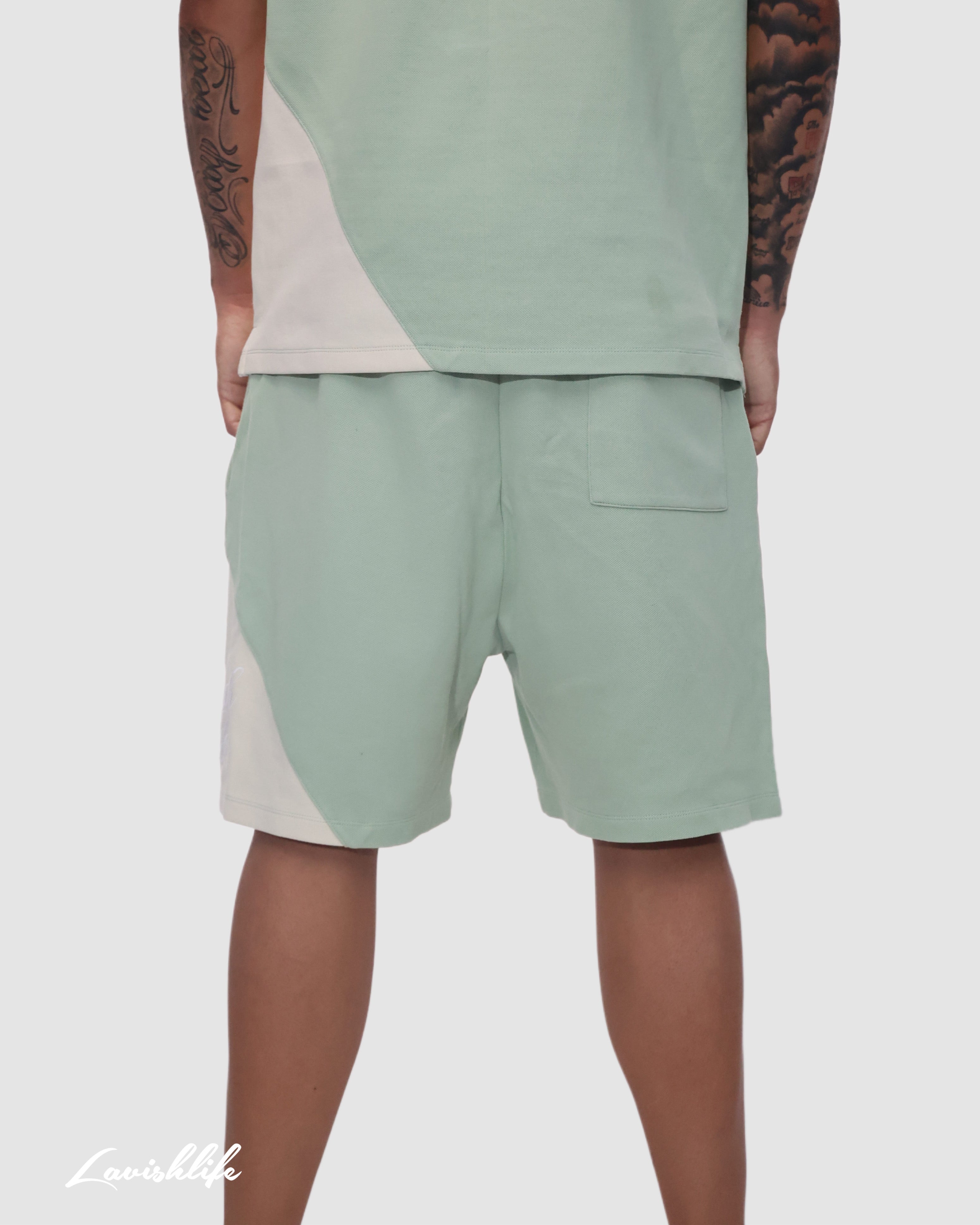 LVL - MATCHA SAND SHORTS