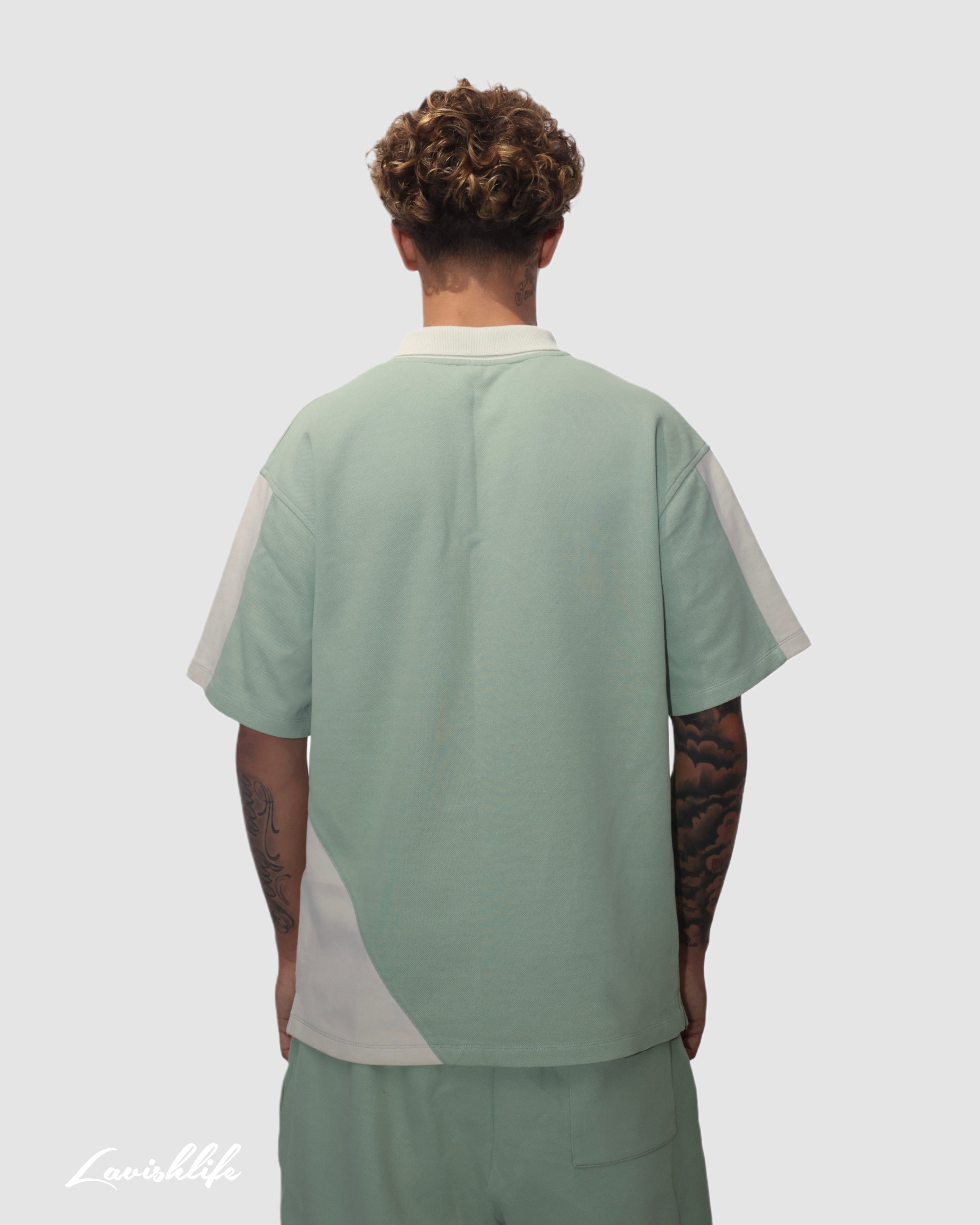 LVL - MATCHA SAND POLO SHIRT
